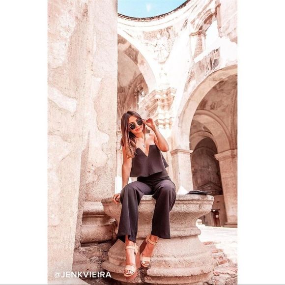 Lulus Power of Love Black Strapless Jumpsuit Size Extra Small - Picture 5 of 16